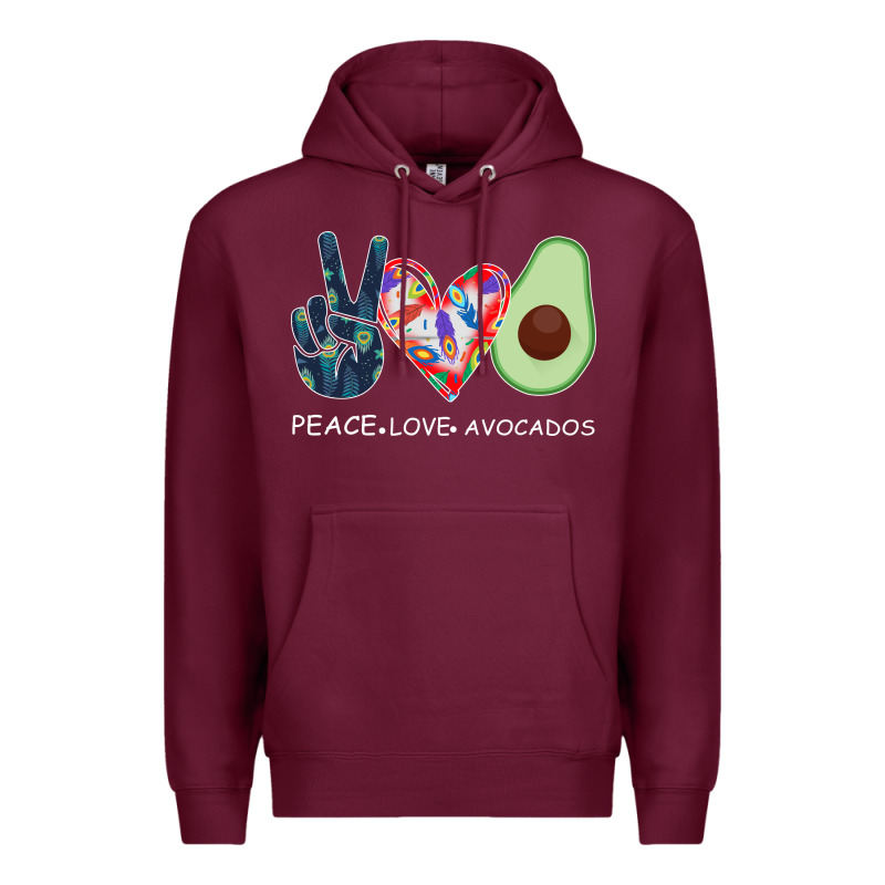 Peace Love Avocados Premium Hoodie by Bettercallsaul | Teevron