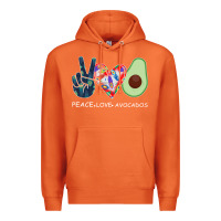 Carrot PEACE LOVE AVOCADOS Premium Hoodie - Bettercallsaul