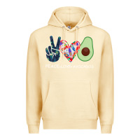 Pina Colada PEACE LOVE AVOCADOS Premium Hoodie - Bettercallsaul