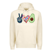 Tofu PEACE LOVE AVOCADOS Premium Hoodie - Bettercallsaul