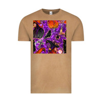Vintage Camel halloween witch seamless pattern Vintage Tee - BundleAndBundleShop