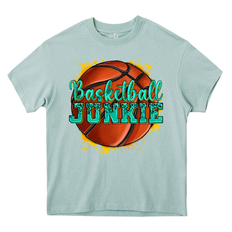 Basketball Junkie Heavy Core Tee by texasbilliewilder | Teevron