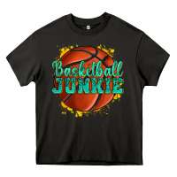 Asphalt basketball junkie Heavy Core Tee - texasbilliewilder