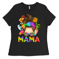 Messy Bun Mama Summer Ladies Tee | Teevron