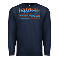 Navy vintage baseball Premium Sweatshirt - Artiststas
