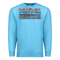 Ocean Blue vintage baseball Premium Sweatshirt - Artiststas