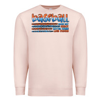 Pale Pink vintage baseball Premium Sweatshirt - Artiststas