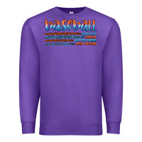 Purple vintage baseball Premium Sweatshirt - Artiststas