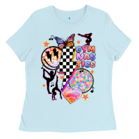 Baby Blue retro gymnastics Ladies Tee - JahusDesignShop