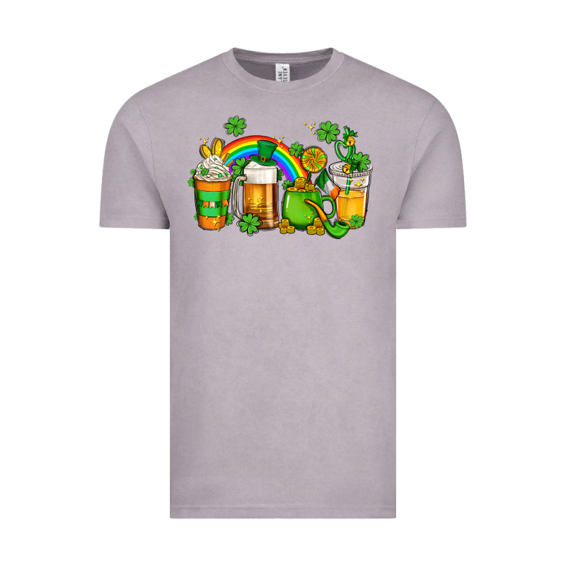 St Patricks Coffee Vintage Tee by AdoDesignShop | Teevron