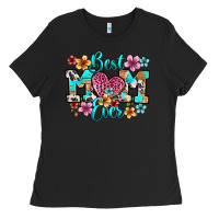 Black best mom ever Ladies Tee - RanaPortraitStore