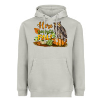 Moon Dust Here Comes Fall Owl Heavyweight Hoodie - LillyAllenDesigns