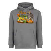 Storm Here Comes Fall Owl Heavyweight Hoodie - LillyAllenDesigns