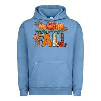 Pigment Pebble Blue welcome fall Urban Hoodie - CowGirlArtShop
