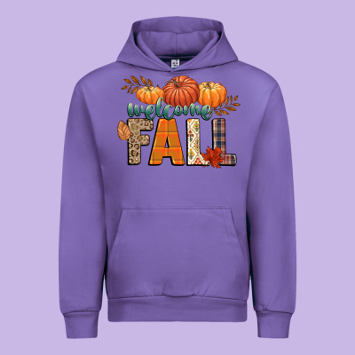 Welcome Fall Urban Hoodie Designed By Cowgirlartshop