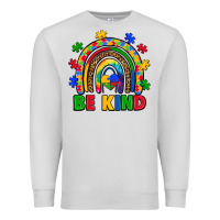 Dove Grey autism awareness rainbow Premium Sweatshirt - Artiststas