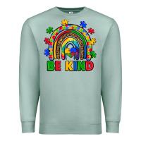 Seafoam autism awareness rainbow Premium Sweatshirt - Artiststas