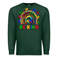 Sports Green autism awareness rainbow Premium Sweatshirt - Artiststas