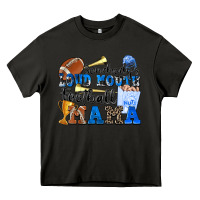 Asphalt somebody's loud mouth football mama Heavy Core Tee - Zillion Design Studio