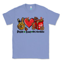 Colony Blue peace love  hot chocolate Classic Tee - AdoDesignShop