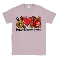 Lilac peace love  hot chocolate Classic Tee - AdoDesignShop