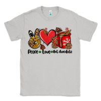Moon Dust peace love  hot chocolate Classic Tee - AdoDesignShop