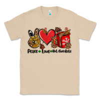 Mushroom peace love  hot chocolate Classic Tee - AdoDesignShop