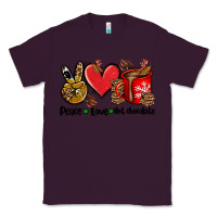 Plum peace love  hot chocolate Classic Tee - AdoDesignShop