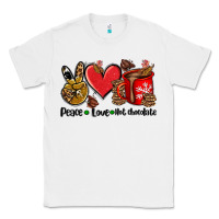 White peace love  hot chocolate Classic Tee - AdoDesignShop