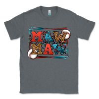 Charcoal Heather Baseball mawmaw leopard frame Classic Tee - LillyAllenDesigns