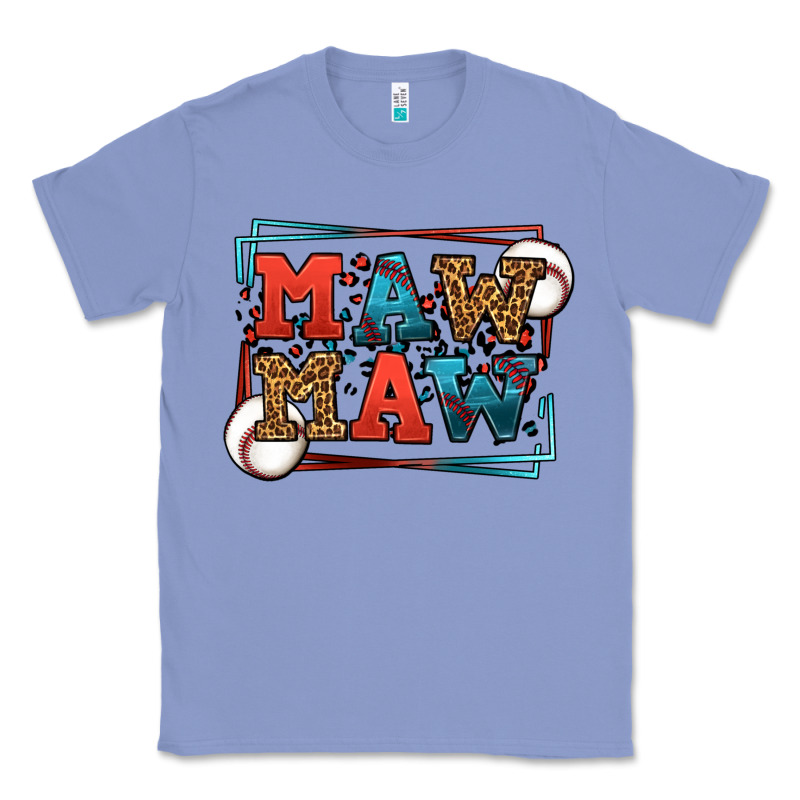 Baseball Mawmaw Leopard Frame Classic Tee by LillyAllenDesigns | Teevron