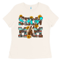 Bone show mom horse Ladies Tee - RanaPortraitStore
