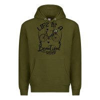 Army Green Life is a beautiful ride Premium Hoodie - Bettercallsaul