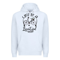 White Life is a beautiful ride Premium Hoodie - Bettercallsaul