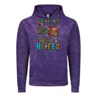 Cloud Purple living life somewhere between jesus take the wheel Vintage Hoodie - JahusDesignShop