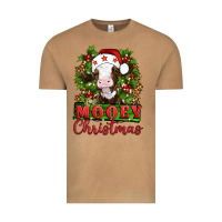 Mooey Christmas Vintage Tee | Teevron