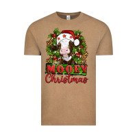 Vintage Coffee Mooey christmas Vintage Tee - Artiststas
