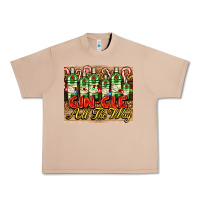 Burro GIN GLE Christmas gin bottles Urban Heavy Tee - AdoDesignShop