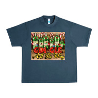 Midnight Navy GIN GLE Christmas gin bottles Urban Heavy Tee - AdoDesignShop