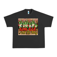 Pigment Black GIN GLE Christmas gin bottles Urban Heavy Tee - AdoDesignShop