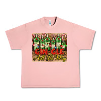 Salmon GIN GLE Christmas gin bottles Urban Heavy Tee - AdoDesignShop
