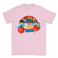 Bubblegum Pink Hello Pre School Classic Tee - AdoDesignShop