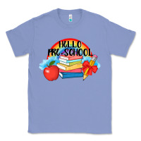 Colony Blue Hello Pre School Classic Tee - AdoDesignShop