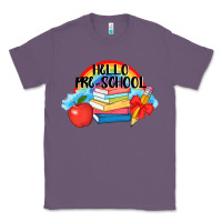 Lavender Hello Pre School Classic Tee - AdoDesignShop