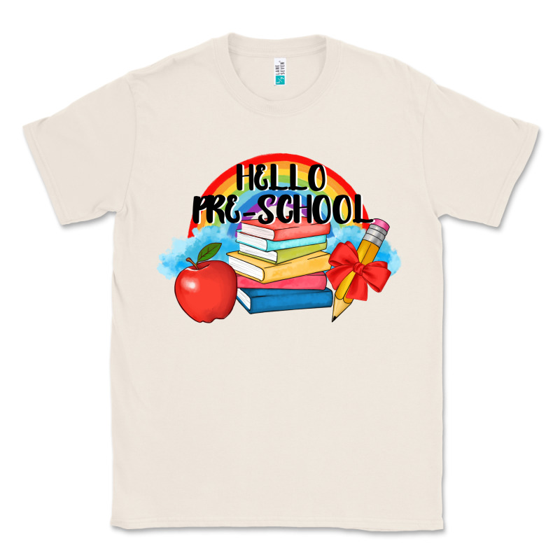 Hello Pre School Classic Tee by AdoDesignShop | Teevron