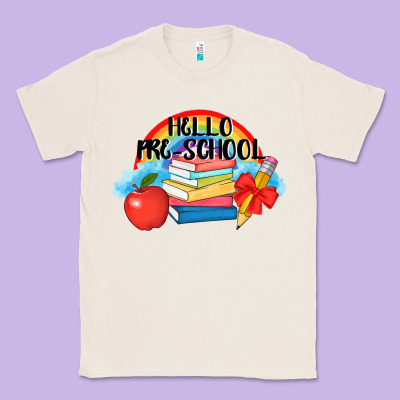 Hello Pre School Classic Tee Designed By Adodesignshop