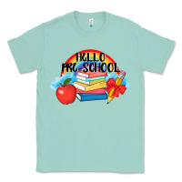 Seafoam Hello Pre School Classic Tee - AdoDesignShop