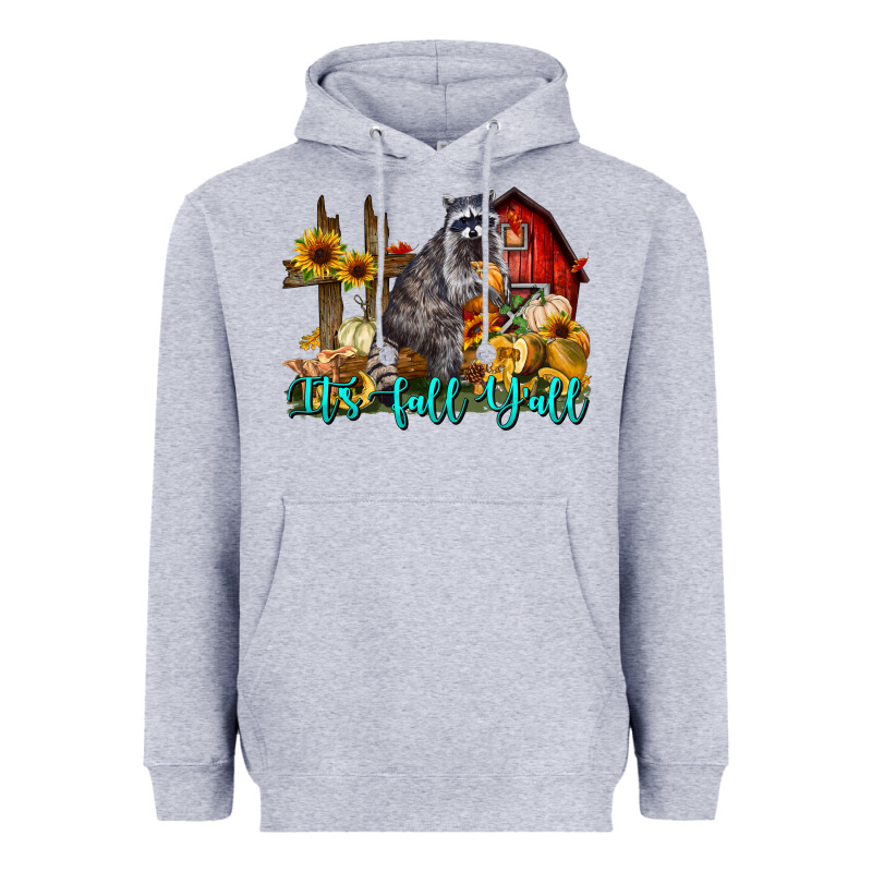 It's Fall Y'all Heavyweight Hoodie by LillyAllenDesigns | Teevron