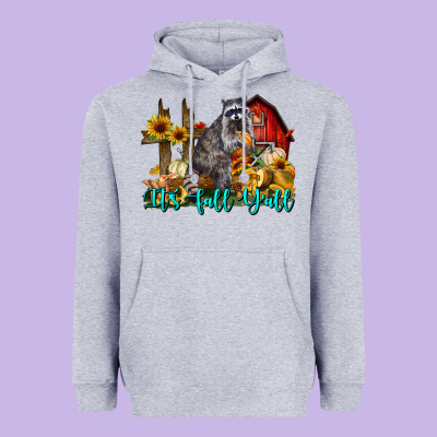It's Fall Y'all Heavyweight Hoodie Designed By Lillyallendesigns