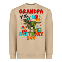 Mushroom grandpa of the birthday boy t rex Heavyweight Sweatshirt - Artiststas